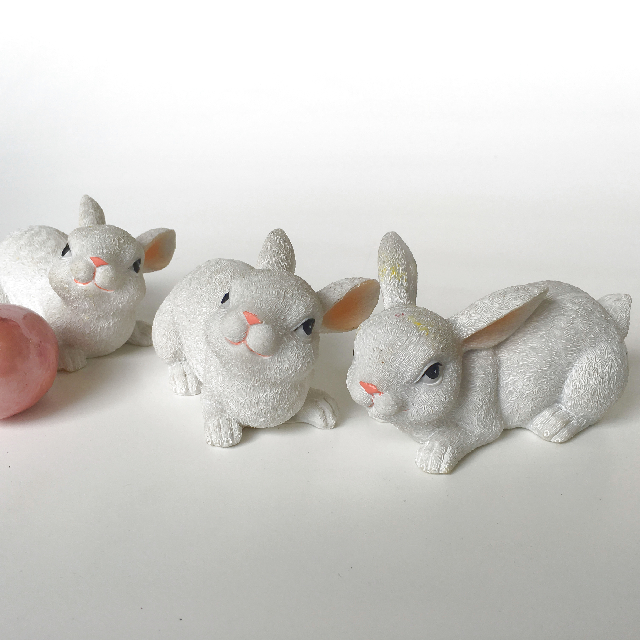 RABBIT, Ceramic White Ex Small